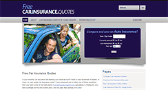 Desktop Screenshot of freecarinsurancequotes.org